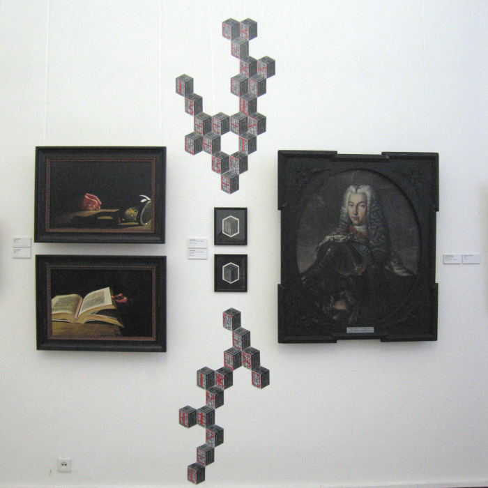 View of the exhibition "New Old Masters in mini format" / Dnepropetrovsk Art Museum / 2011 