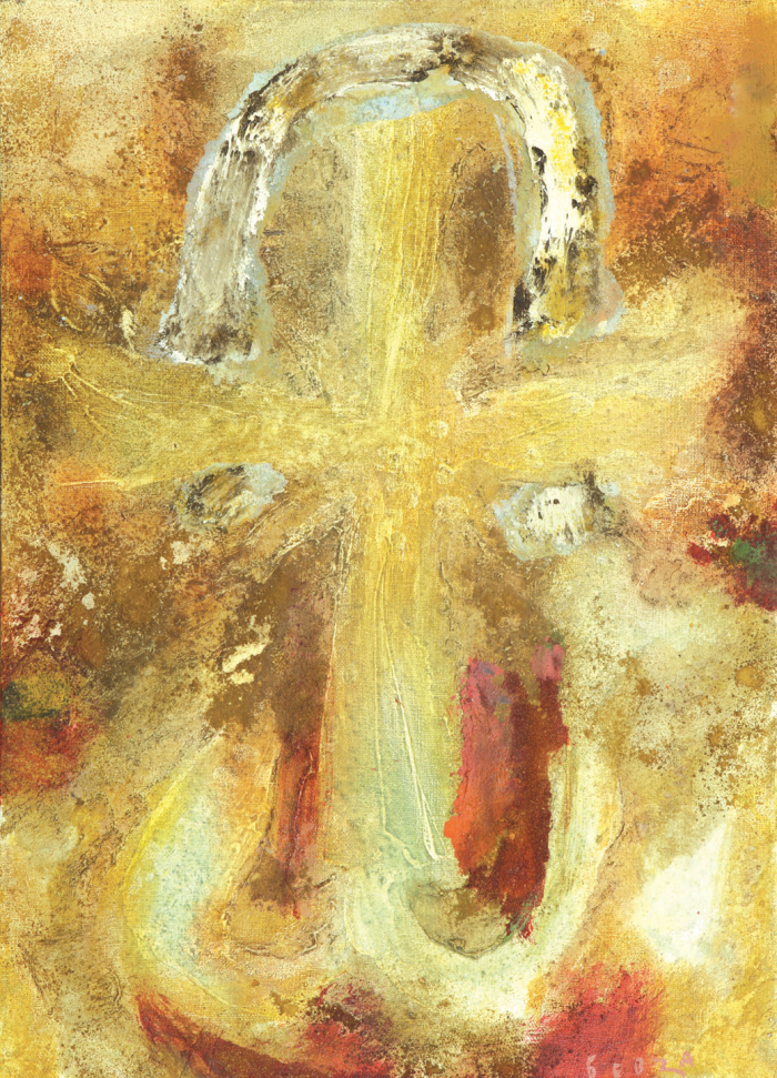 Хрест Жоржа Руо І з серії «ЦКІ або Образи повільного щастя» І 2007 І дошка, олія І 55х40