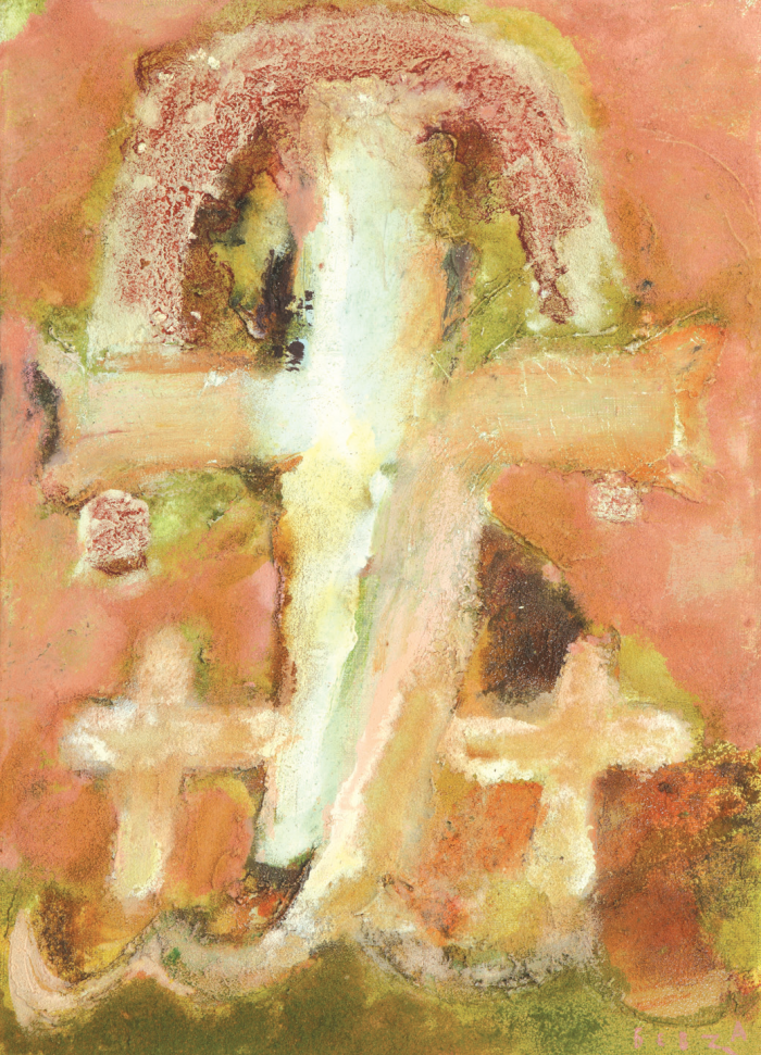 Andrei Rublev Cross / series of "slow it or Images happiness" / 2007 / oil on canvas / 55х40